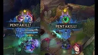 THRESH and VAYNE Double Pentakill League of Legends 2018