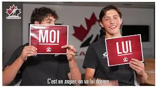 Les COÉQUIPIERS Caleb Desnoyers et Émile Guité croisent le fer!