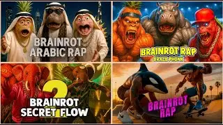 BRAINROT ARABIC RAP 🆚 BRAINROT RAP 🆚 BRAINROT GIGACHADS SONG