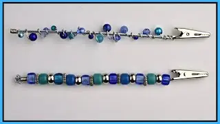 Bracelet Helper Alligator Clip with Metal Wire & Beads Tutorial