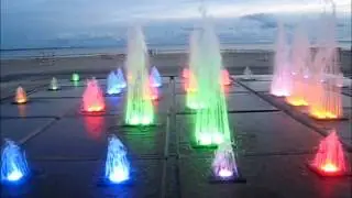 Fountain at the P&auml;rnu beach