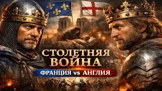 СТОЛЕТНЯЯ ВОЙНА: КАК ОДНА СМЕРТЬ ВЗОРВАЛА ЕВРОПУ (Франция vs Англия)