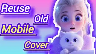 ✨Reuse old phone cover ❤️💡diy galaxy f12 back cover 📔