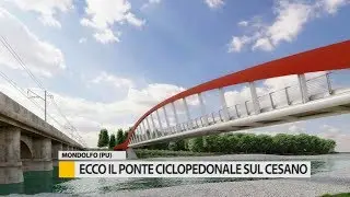 Ecco il ponte ciclopedonale sul fiume Cesano