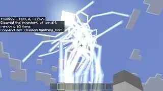 Minecraft Cool Lightning Bolt!