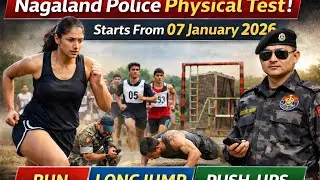 Nagaland police physical date 7 january 2026 // Nagaland police admit card