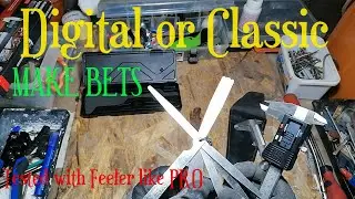 Parkside Digital Calliper tested with Feeler and Compared with classic calliper