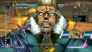JoJo ASBR Old Joseph Joestar combo 50% (no GHA)