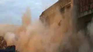 Controlled Demolition of West Belfast Power Station