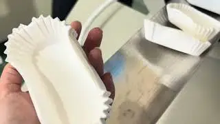 Oval shape paper muffin cake tray forming machine JDGT automatic cupcake machinery