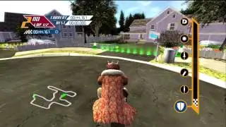 Burger King PocketBike Racer Backyard track Xbox 360 720P gameplay starring TrinityQiTrance