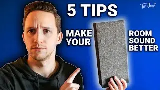 5 tips: make your drum room SOUND BETTER (acoustic panels and more)