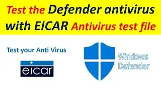 Test the Defender antivirus with EICAR antivirus test file #Defender #techiezero
