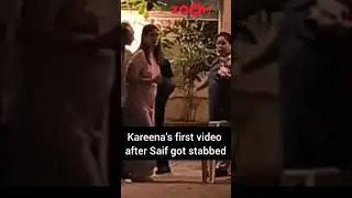 Kareena Kapoor STRESSED after husband Saif Ali Khan's stabbed in robbery attempt last night #shorts