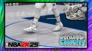 NBA 2K25 Shoe Creator - Air Jordan 6 &ldquo;Cool Grey&rdquo;
