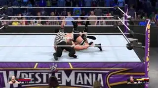 WWE 2K15 PS4 gameplay: Cesaro vs Jack Swagger.