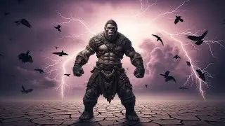 Thunder God Kong Epic Primal Gorilla Rises in Lightning Storm