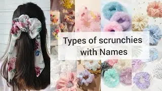 Types of rubber band with Names types of scrunchies  /New Hair Rubber band / Hair Rubber band design