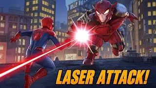 CAN SPIDER-MAN BEAT THIS EVIL ROBOT 😱 #spiderman 