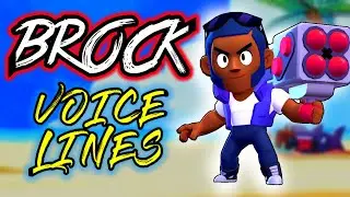 Brock voice lines and quotes - dialogues Brawl Stars