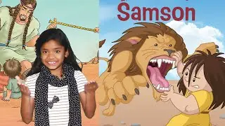 God makes Samson strong, Bible story for toddlers with Jerusha Sharafat.