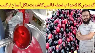 Falsa Sharbat Recipe Two Types of Falsa Juice Commercial Recipe In Urdu Hindi By |Abdullah Idrees|