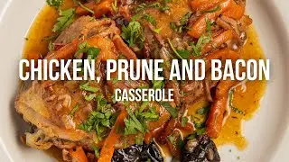 Chicken, Prune and Bacon Casserole