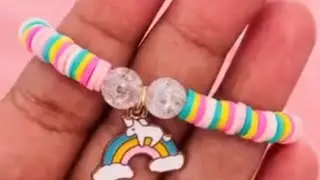 Style your wrist |simple bracelet making video |unicorn design 