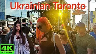 【4K】UKRAINE FESTIVAL BLOOR WEST VILLAGE TORONTO CANADA