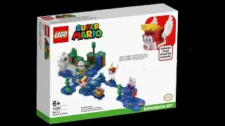 NEW Lego Mario Cheep-cheep Coral Reef Expansion Set | Custom Lego Mario Expansion Set
