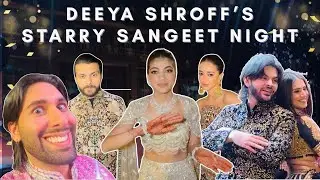 Orry, Ananya Pandey, Veer & Shikhar Pahariya, Tara Sutaria perform at Deeya Shroff&rsquo;s Sangeet Night ✨
