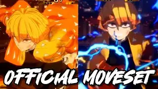 Разбор приёмов дополнения Infinity Castle Zenitsu в игре Demon Slayer The Hinokami Chronicles 2