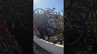 Loaded bikes and more from hard rubbish  to the scrap yard