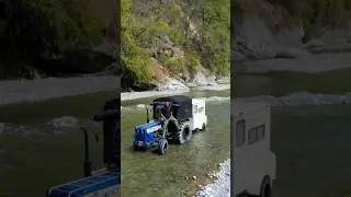 Tractor trailer #offroad #camping #caravan #tractor