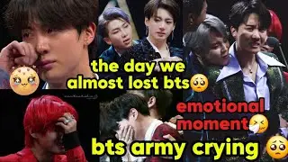  When BTS Couldn’t Hold Their Tears On Stage 💔 | Most Emotional Moment. Full explained in hindi 💜