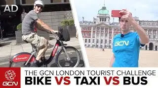 The GCN London Tourist Challenge - Bike Vs Taxi Vs Bus