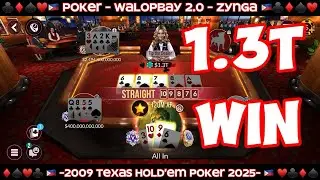 I Win One Point Three Trillion! Zynga Poker