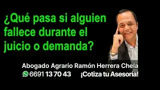 &iquest;Qu&eacute; pasa si alguien fallece durante el juicio o demanda?