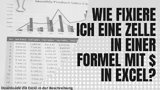 Fixierung von Zellen in einer Formel in Excel