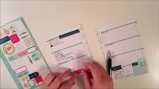 Mini Happy Planner Plan with Me // Target Dollar Spot Stickers