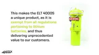 ARTEX ELT 4000S Portable Emergency Locator Transmitter