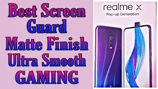 Best Screen Protector For Oppo Realme X Matte Finish Ultra Smooth for Gaming