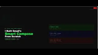 I Built Gmail's Smart Compose From Scratch — Spring AI + Ollama | GenAI System Design Ep.2