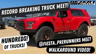Huge prerunner truck meet! Hundreds and hundreds of trucks at Fiesta Island. Walk around video.