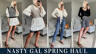 NASTY GAL SPRING TRY ON HAUL  | Use Discount Code: NGMARCH For Extra Money Off During March 2020