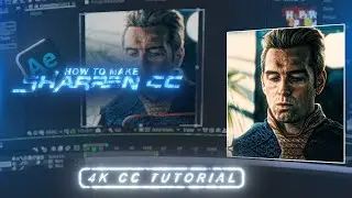 Making a Sharpen CC | After effects 4k CC tutorial - after effects 