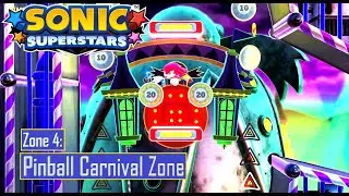 Sonic Superstars - Zone 4: Pinball Carnival Zone