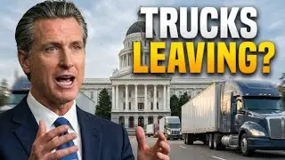 California&rsquo;s Supply Chain BREAKS as Truckers FLEE Under Gavin Newsom