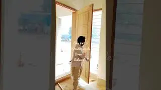 8&times;3.5 wood door