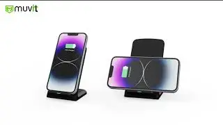 Muvit 15W Wireless charging stand | Qi wireless charger | #wirelesscharger